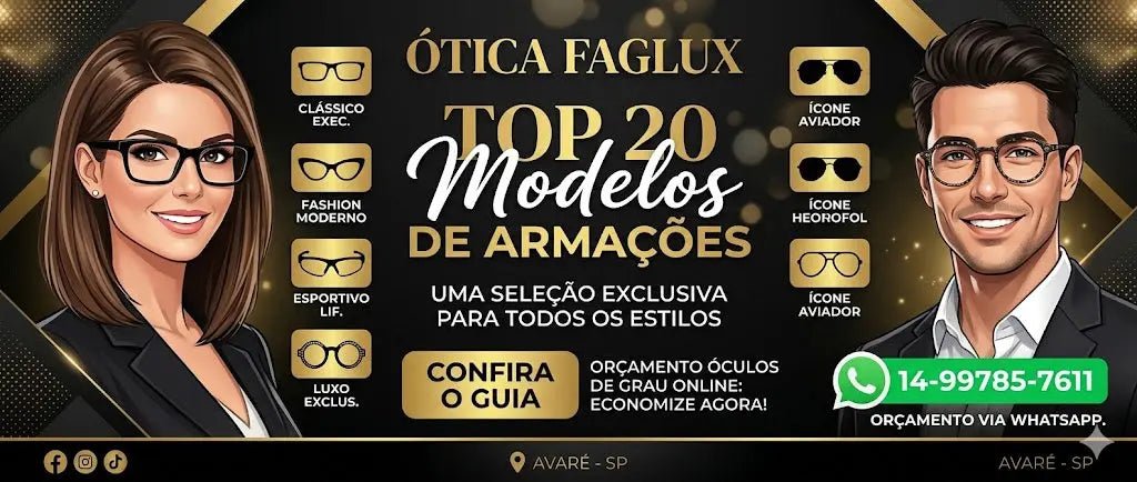 20 Melhores Modelos de Armações de Óculos