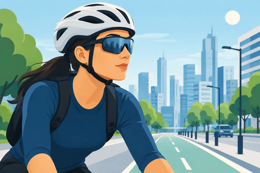 Guia de proteção ocular para ciclistas urbanos