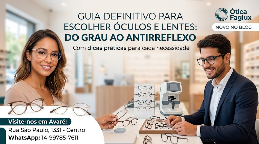 Guia definitivo para escolher óculos e lentes