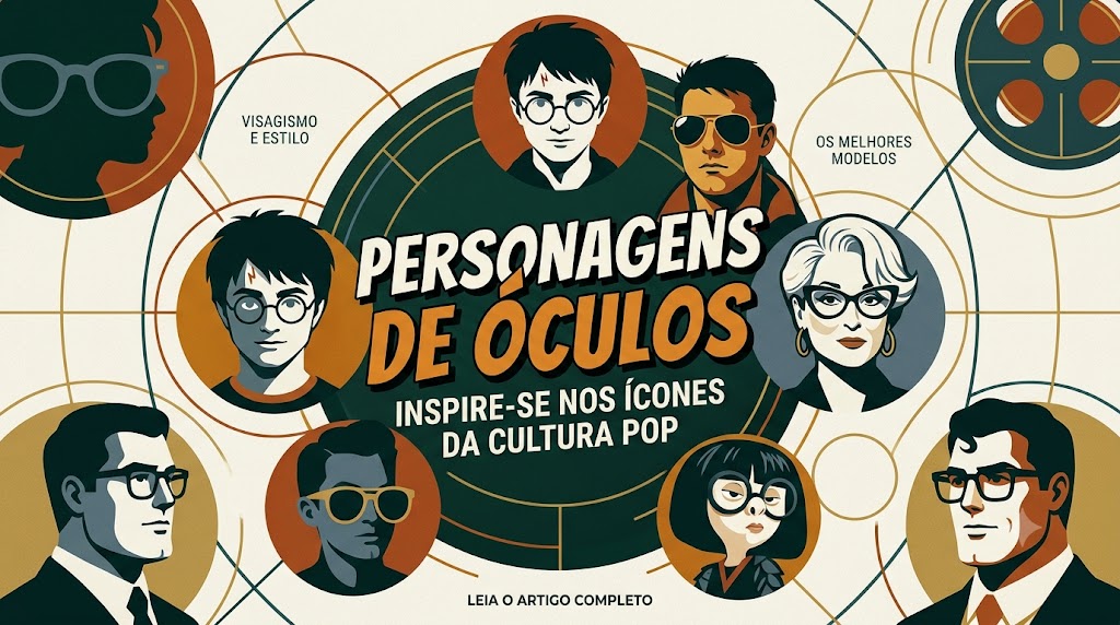 Personagens de Óculos: Inspire-se nos Ícones da Cultura Pop para Escolher a sua Próxima Armação