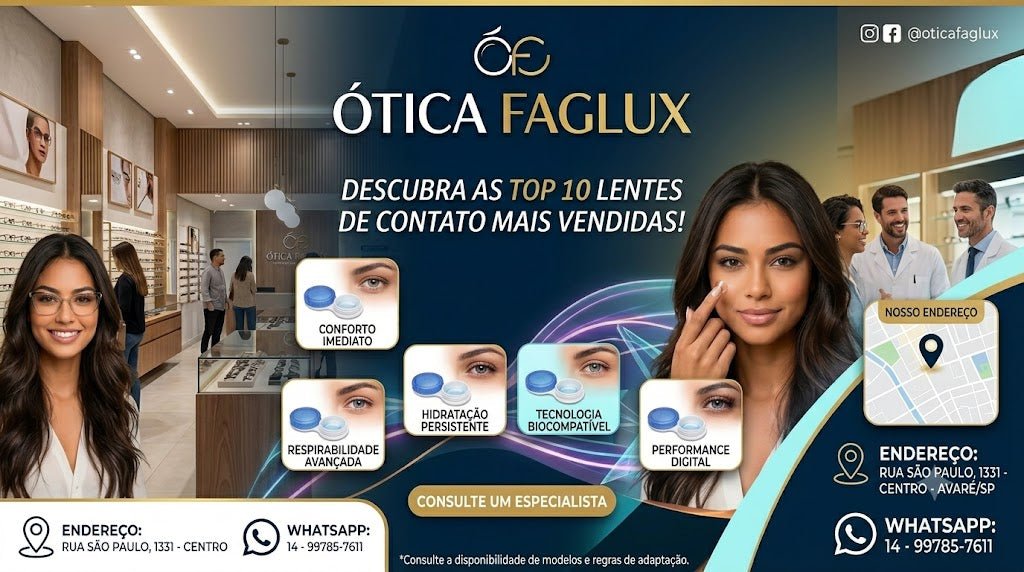 As 10 Lentes de Contato Mais Vendidas