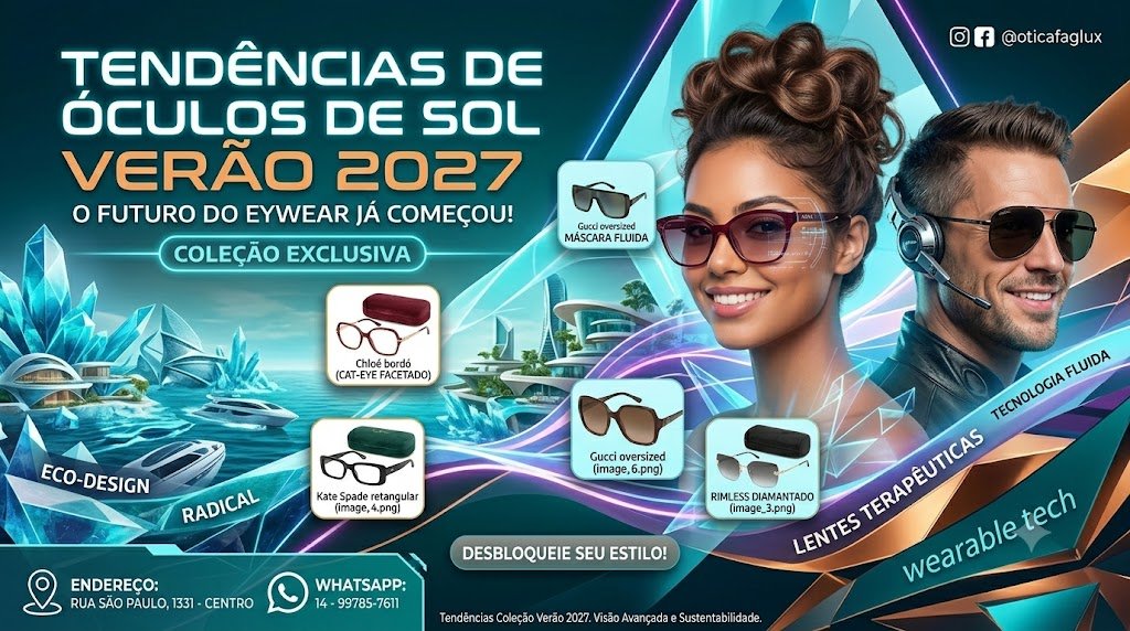 As Maiores Tendências de Óculos de Sol para o Verão 2027