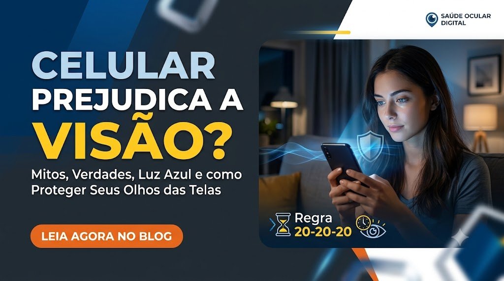 Celular Prejudica a Visão? Mitos, Verdades e Como Proteger