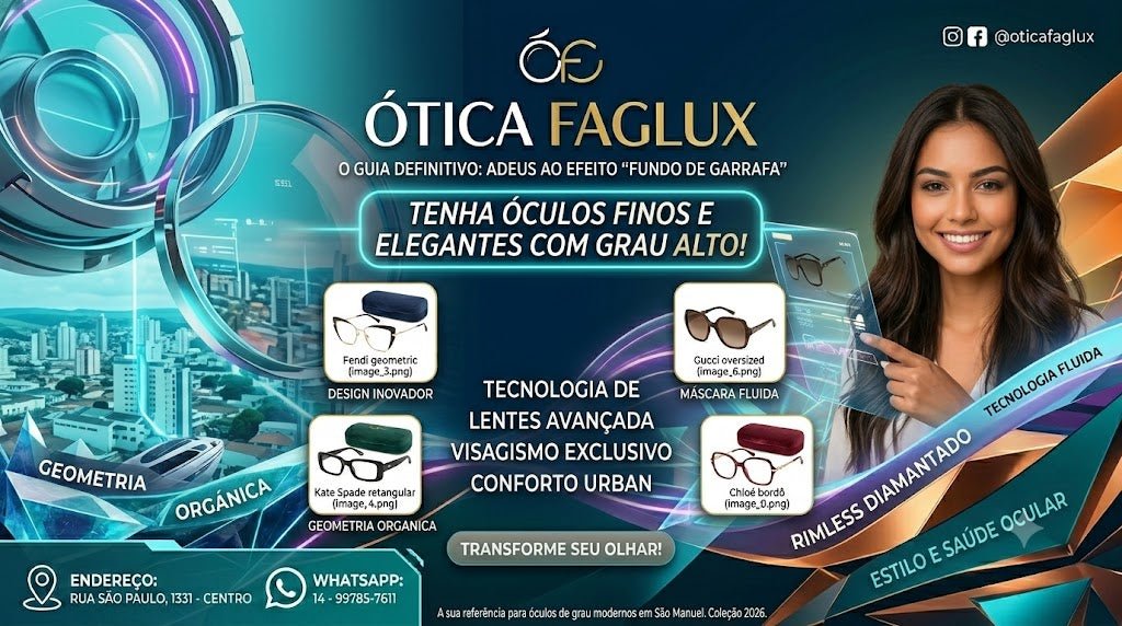 Como Escolher a Armação Ideal para Evitar o Efeito 