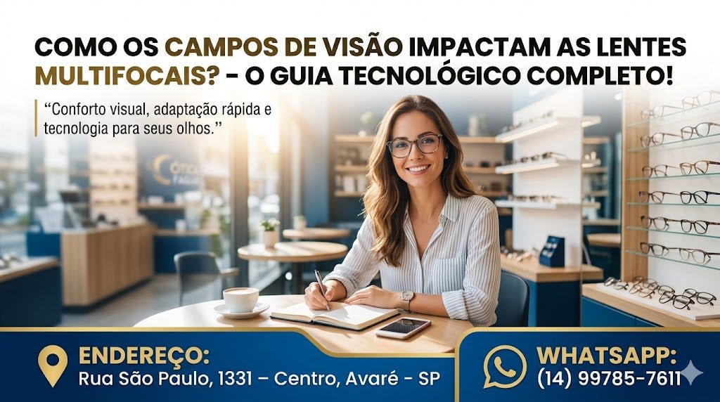 Como os Campos de Visão Impactam as Lentes Multifocais?