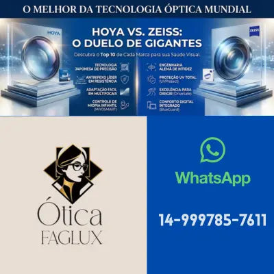 Hoya vs. Zeiss: Qual a Melhor Lente de Grau para Você?