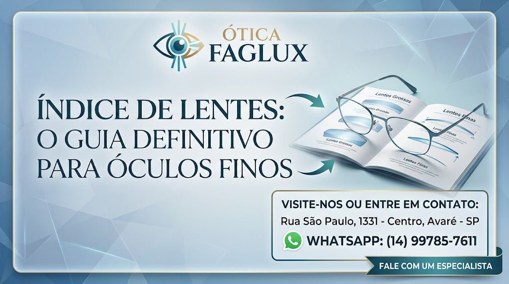 Índice de lentes: o guia definitivo para óculos finos
