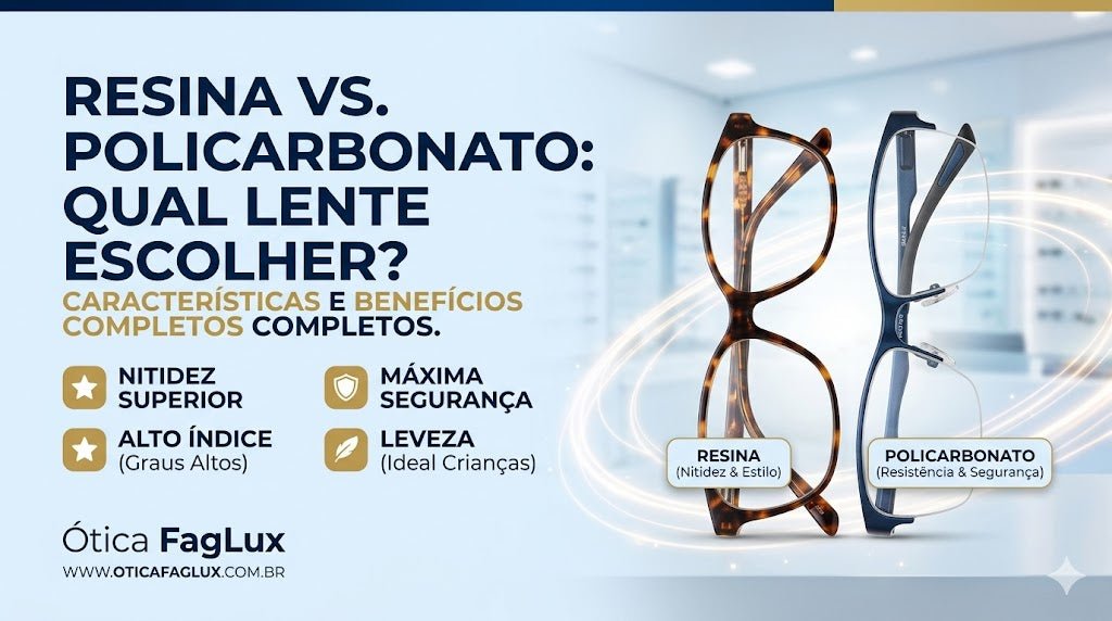 Lentes de Resina ou Policarbonato?