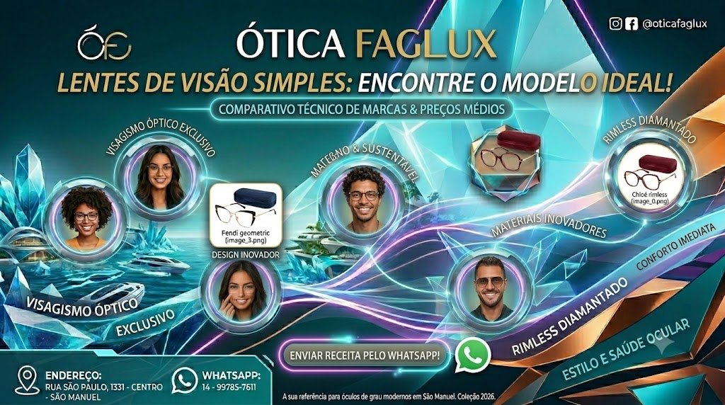 Lentes de Visão Simples: Comparativo Técnico de Marcas e Preços Médios