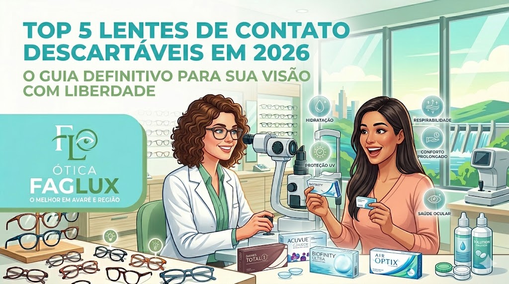 Top 5 Lentes de Contato Descartáveis