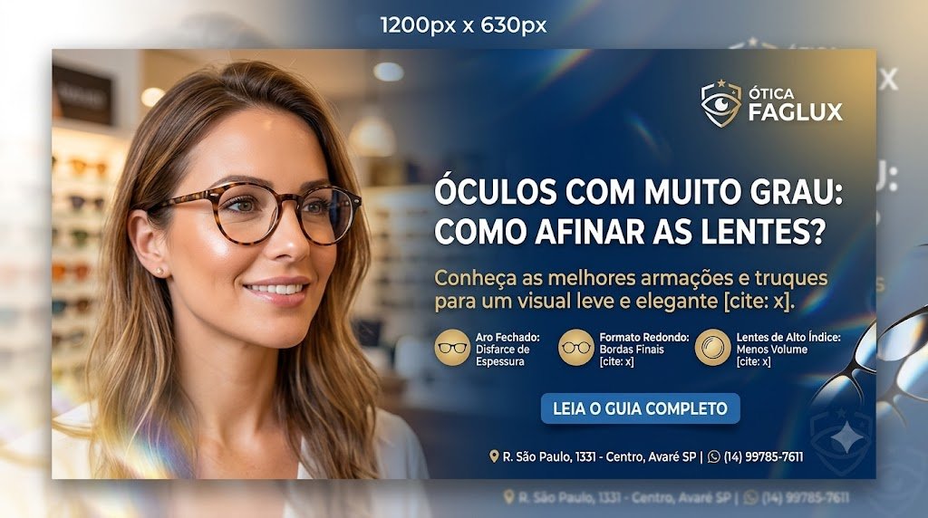 Óculos com Muito Grau: O Guia Definitivo de Armações para Afinar as Lentes