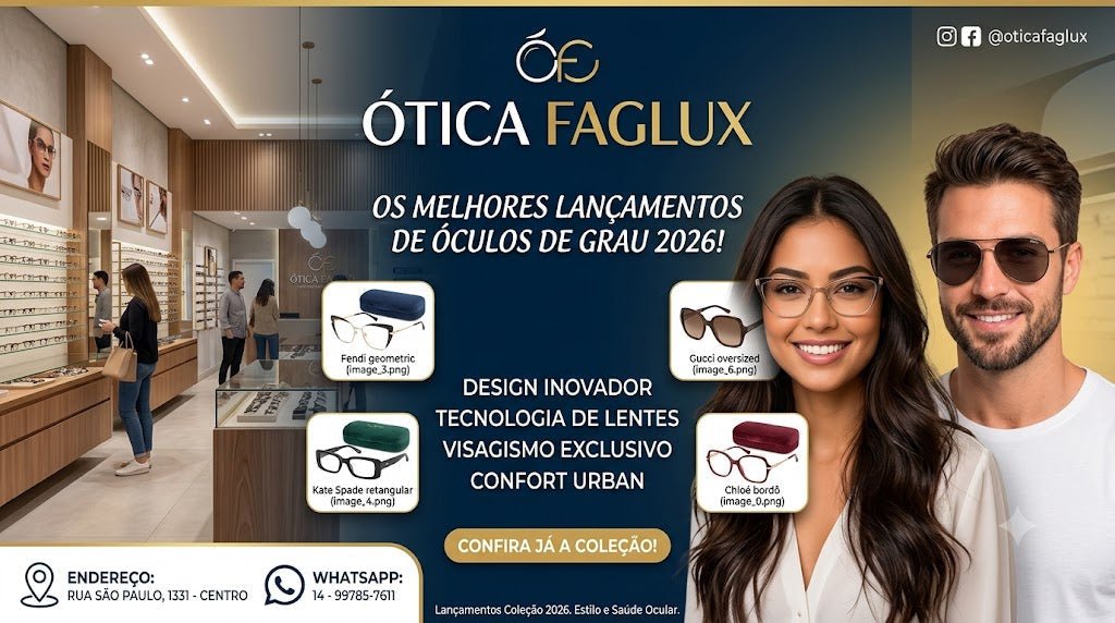 Óculos de grau com os melhores lançamentos de 2026