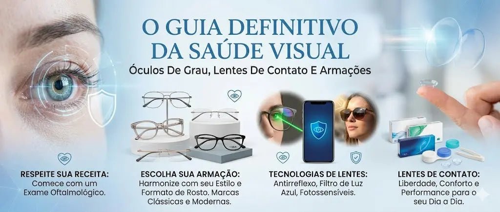 Óculos de Grau, Lentes de Contato e Armações