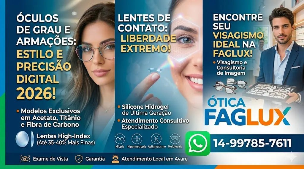 Óculos de Grau, Lentes de Contato e Armações