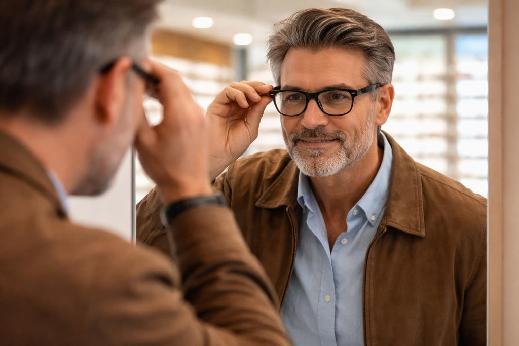 Óculos de grau masculino: encontrar a armação ideal com ótico experto