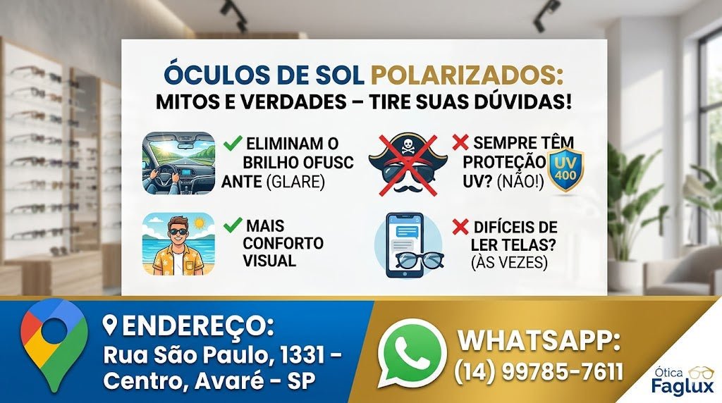 Óculos de Sol Polarizados: O Guia Definitivo
