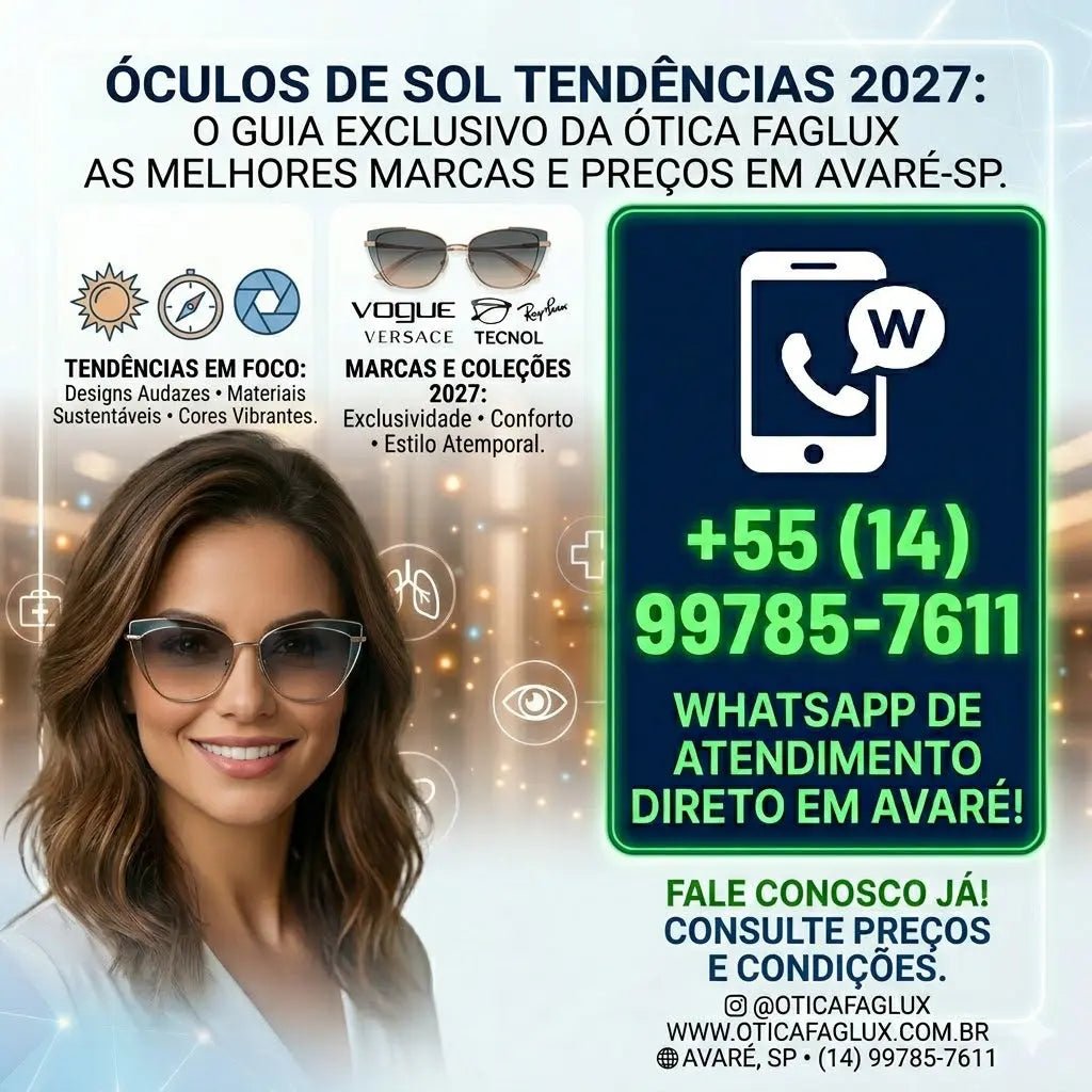 Óculos de Sol Tendências para o Verão 2027