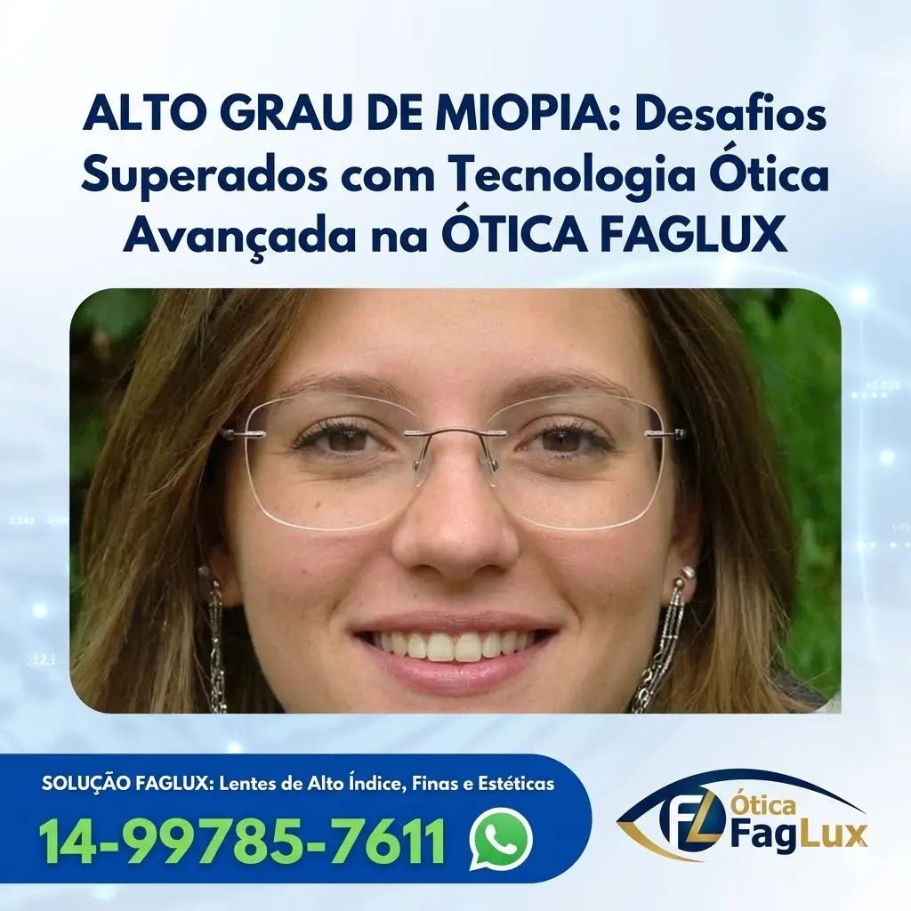 Óculos Leves para Grau Alto – Fundo de Garrafa Nunca Mais!!