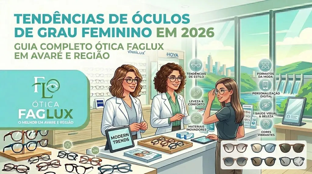 Tendências de Óculos de Grau Feminino 2026