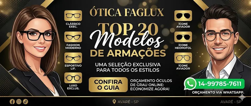 20 Melhores Modelos de Armações de Óculos