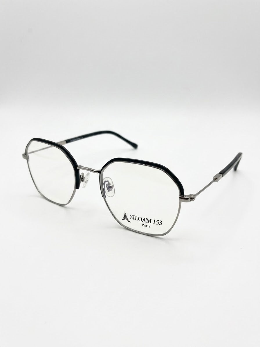 Óculos de Grau Siloam Paris 2837 49 Grey/M.Black