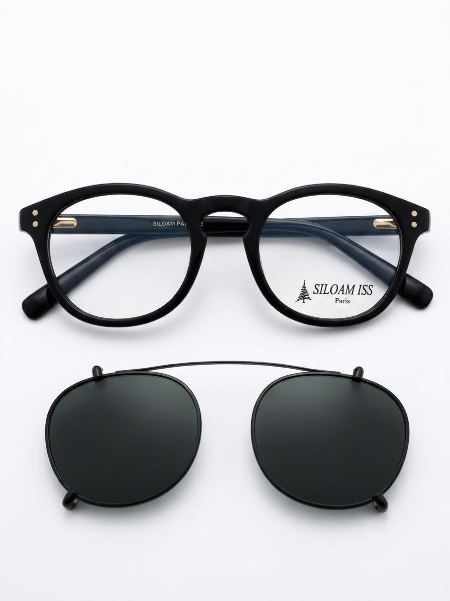Óculos de Grau Siloam Paris 608 46 Col.K4 Clip-0n