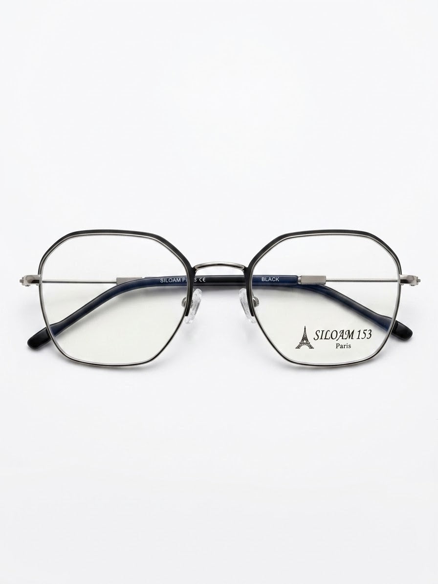 Óculos de Grau Siloam Paris 2837 49 Grey/M.Black