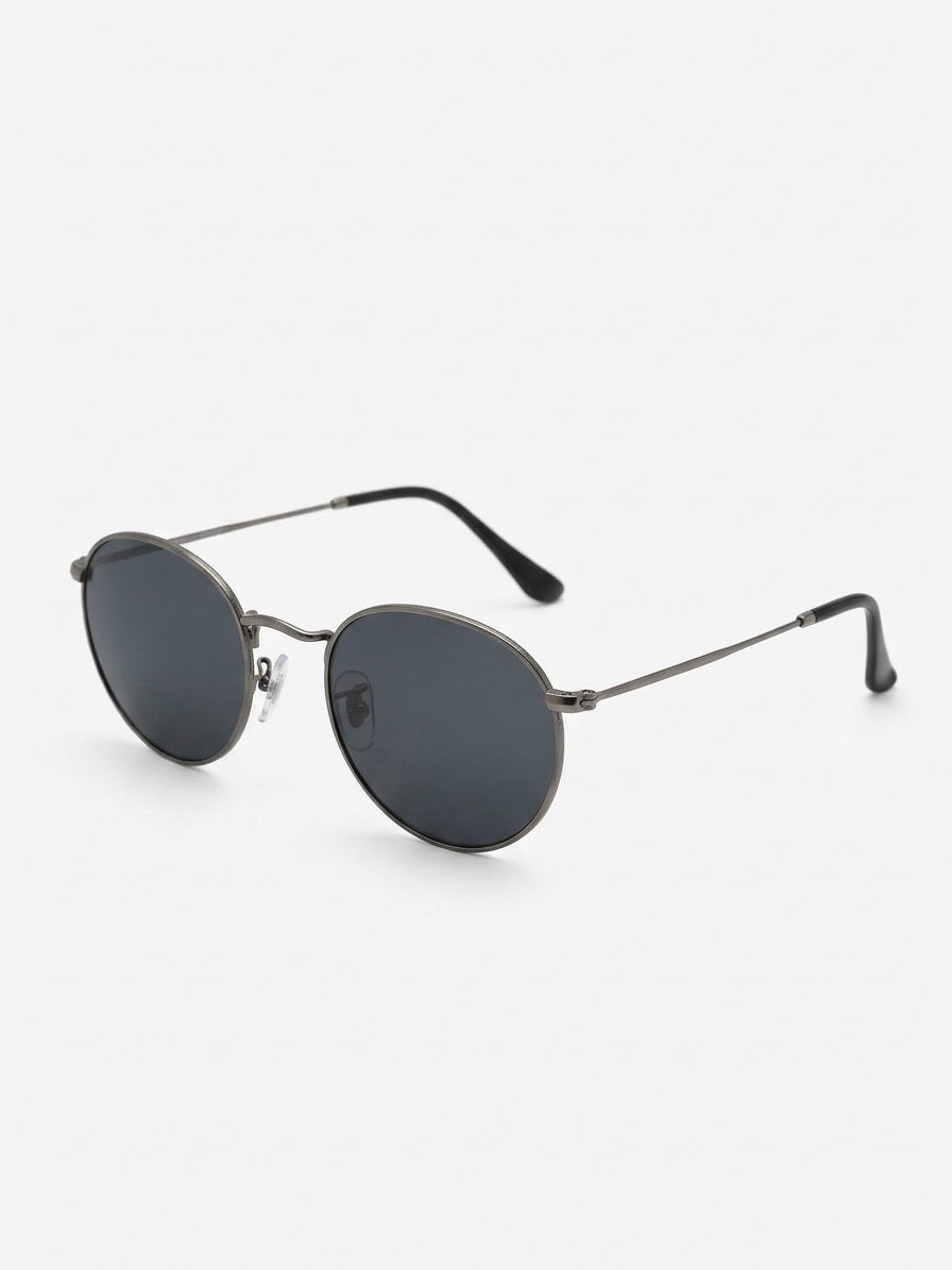 Óculos de Sol Ray-Ban RB3447 Round Metal 922981 3N Dark Grey