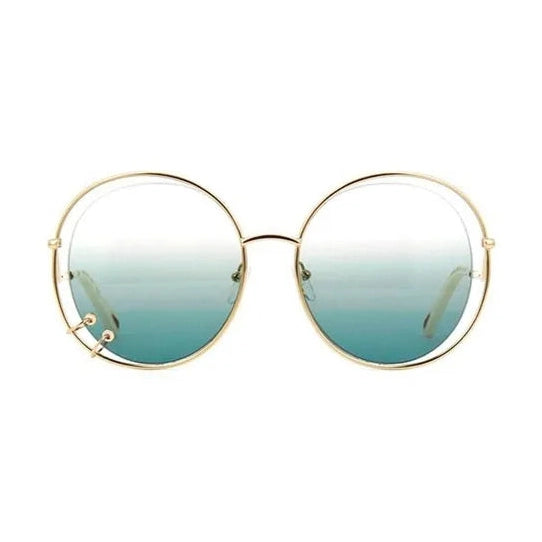 Óculos de sol Chloé Wendy CE153S 838 com armação oversized e lentes escuras, estilo sofisticado e moderno.