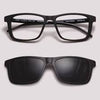 Óculos de Grau HB Switch Clip-on 0351 Print Carbon Fiber Polarized Gray