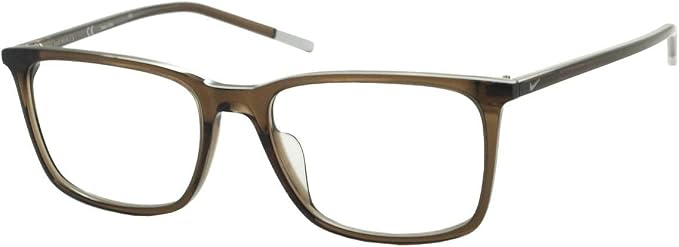 Óculos de grau Nike 7254 com armação preta e lentes claras, modelo unissex para uso diário.
