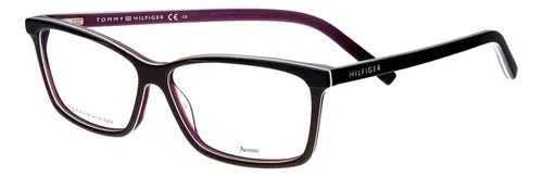Óculos de grau Tommy Hilfiger Th1123 472 com armação em metal na cor dourada, lentes transparentes e design moderno