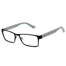 Óculos de grau Tommy Hilfiger TH1420 VXL com armação retangular e detalhes modernos, modelo masculino, tamanho 52