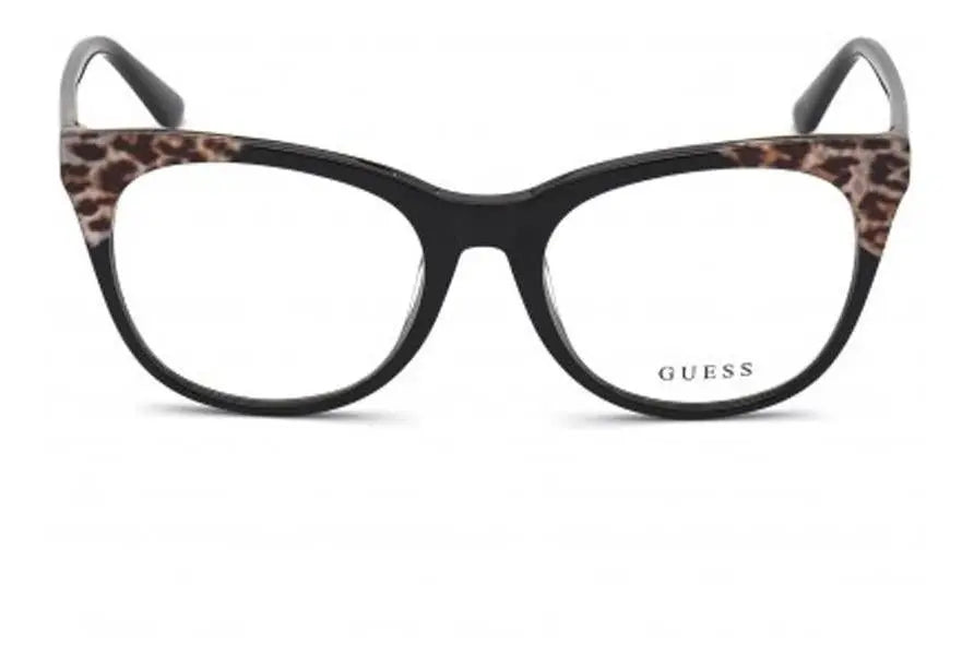 Óculos Armação Guess Gu2819 001 Feminino Gatinho Preto - Ótica Vision Care