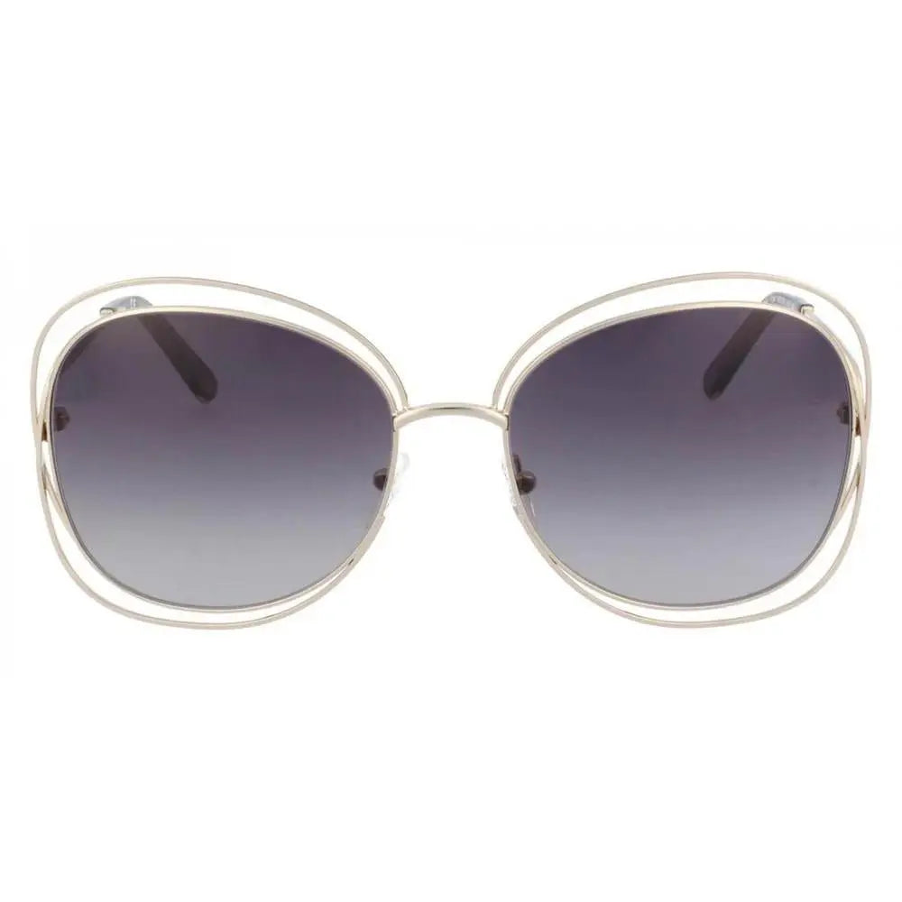 Óculos Chloé Carlina Ce119S 734 60 Prateado/Cinza - Ótica Vision Care