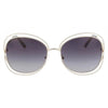 Óculos de Sol Chloé Carlina Ce119S 734 60 Prateado/Cinza