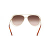 Óculos de Sol Chloé Carlina Ce134S 791 61 Dourado/Marrom