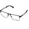 Óculos de Grau Emporio Armani EA1075 3001 Preto Lente Tam 55