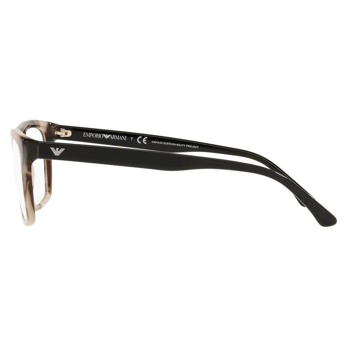 Óculos de Grau Emporio Armani Ea3185 Cinza Mesclado 5877 54 - Ótica FagLux