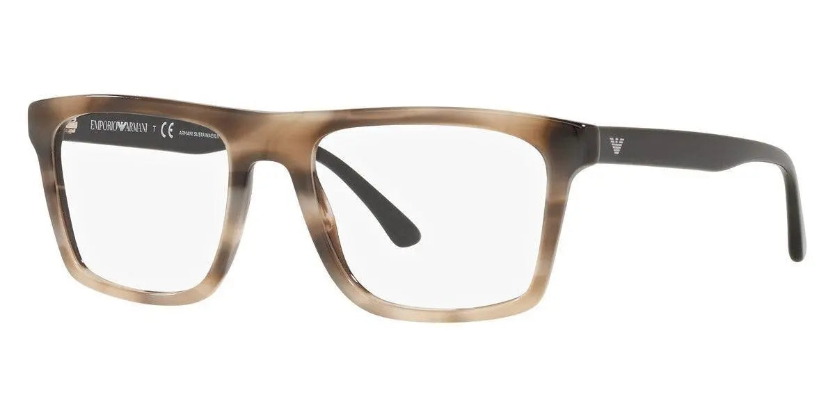 Óculos de Grau Emporio Armani Ea3185 Cinza Mesclado 5877 54 - Ótica Vision Care