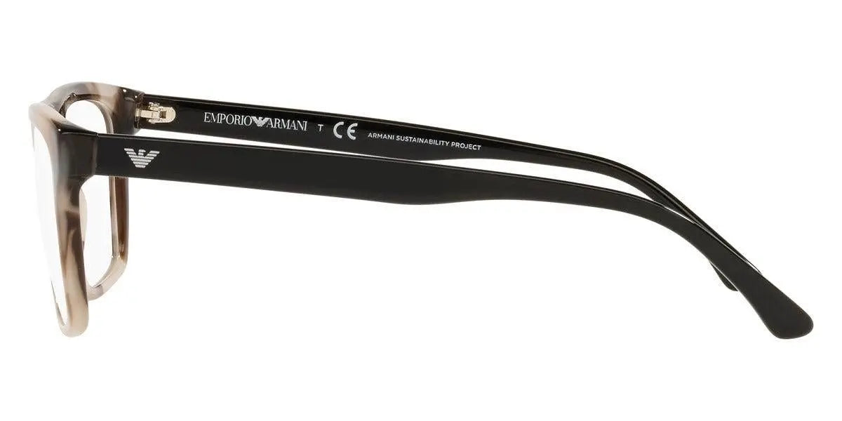 Óculos de Grau Emporio Armani Ea3185 Cinza Mesclado 5877 54 - Ótica Vision Care