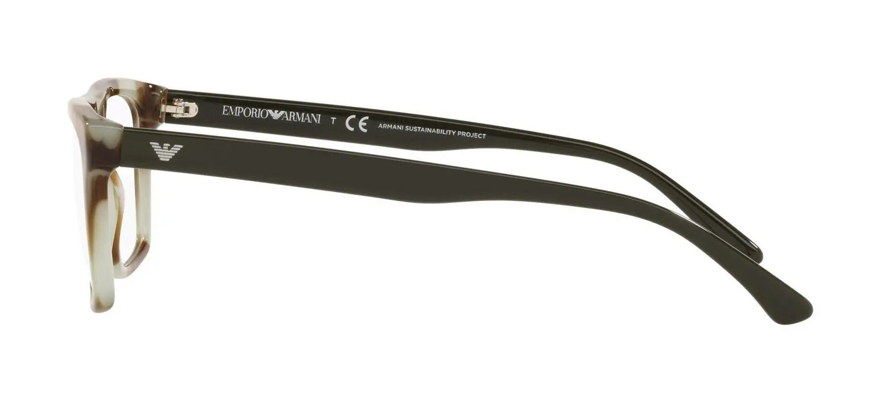 Óculos de Grau Emporio Armani Ea3185 Verde Mesclado 5902 54 - Ótica Vision Care