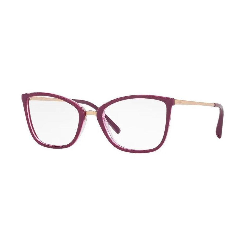 Óculos de Grau Grazi GZ3065 Roxo Brilho e Dourado - Ótica FagLux