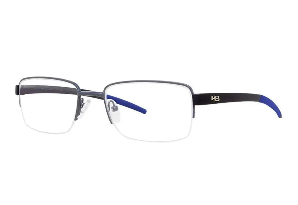 Óculos De Grau Hb Duotech 93425 Matte Graphite - Ótica Vision Care