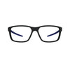 Óculos De Grau Hb Duotech M 93142 Matte Black D. Blue