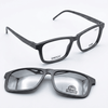 Óculos de Grau HB Switch Clip-on 0351 Matte Graphite Polarized Silver
