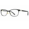 Óculos de Grau Kate Spade Jonae - Preto/Dourado - 807/53
