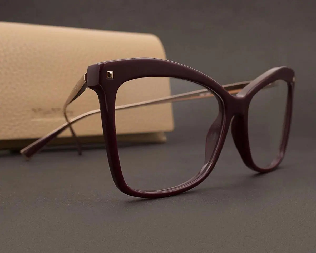 Óculos De Grau Max Mara Mm 1288 Yk9 - 55 - Ótica Vision Care