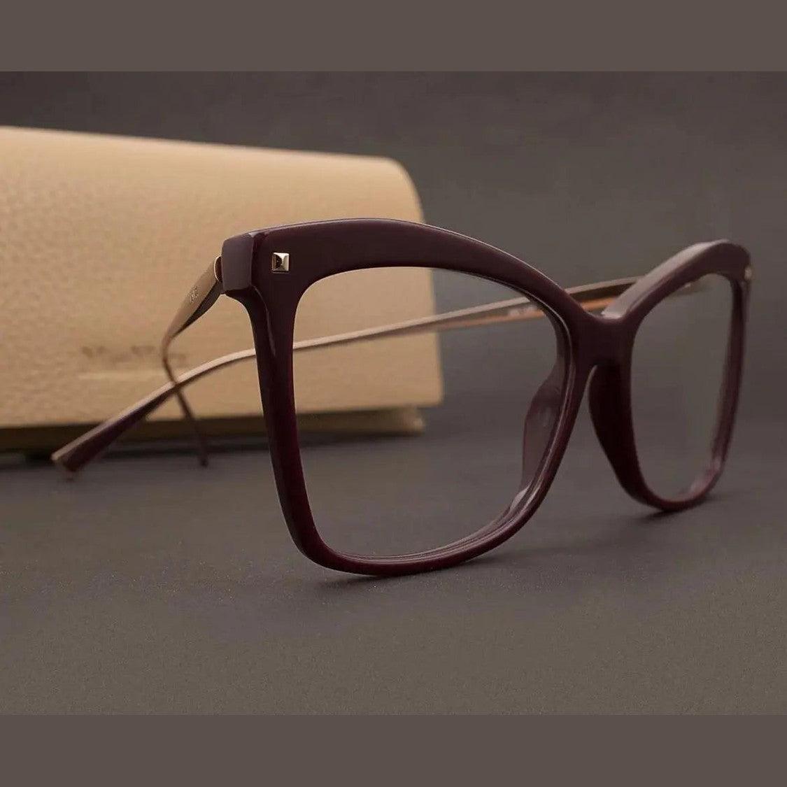 Óculos De Grau Max Mara Mm 1288 Yk9-55 - Ótica FagLux
