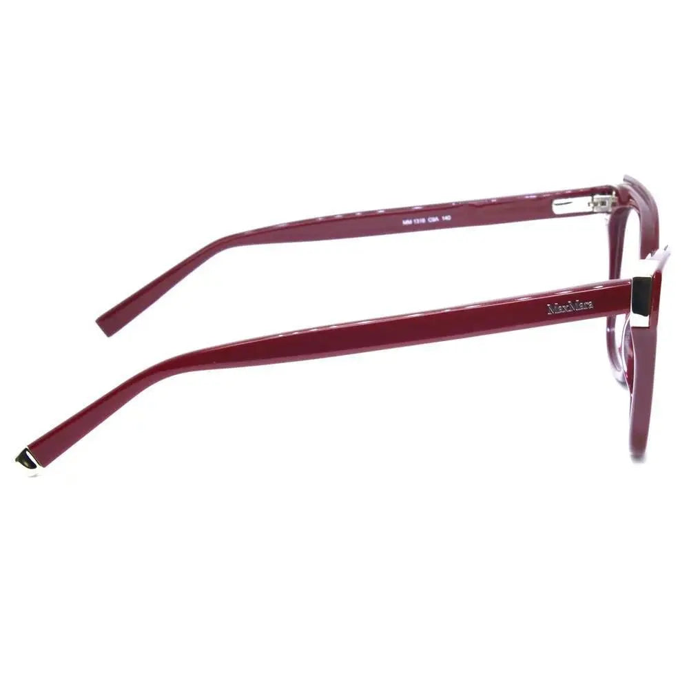 Óculos de Grau Max Mara Mm1318 C9A 51 Vermelho Escuro Gatinho - Ótica Vision Care